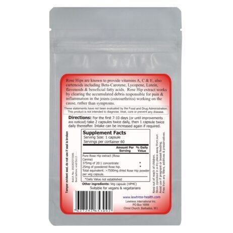 Rose Hip extract 7500mg (Rosa Canina) - Image 2