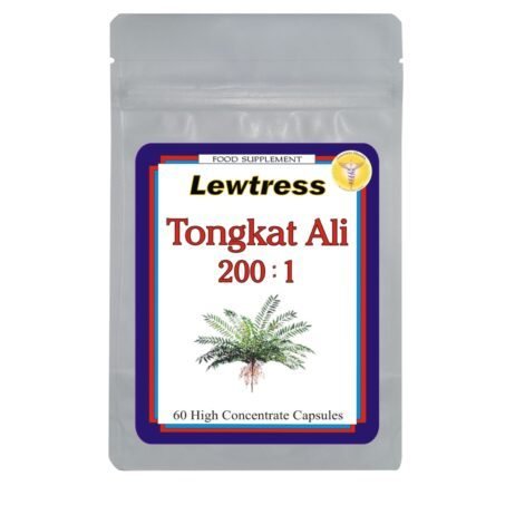 Lewtress Tongkat Ali capsules 200:1 Super Concentrate